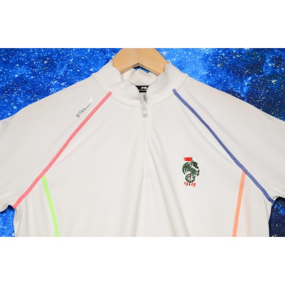 Ralph Lauren RLX Pullover Shirt Womens Small Long Sleeve Golf Monterey Peninsula - Picture 2 of 9